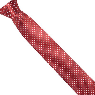 Boys' red spotted tie